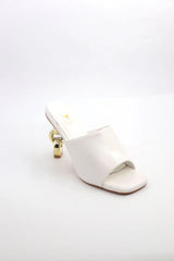 Heel Mule Voile Fashion