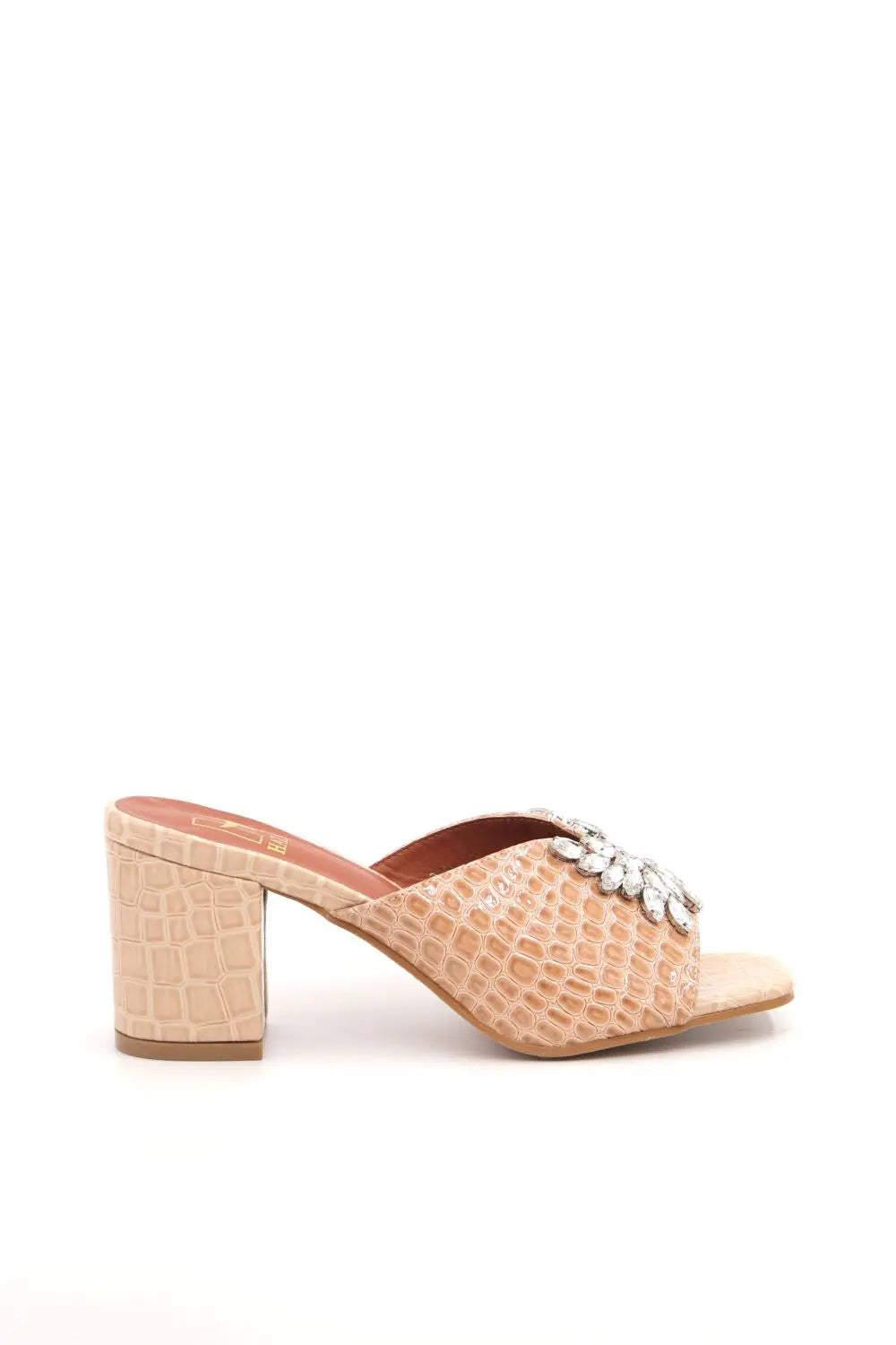 Heel Mule Voile Fashion