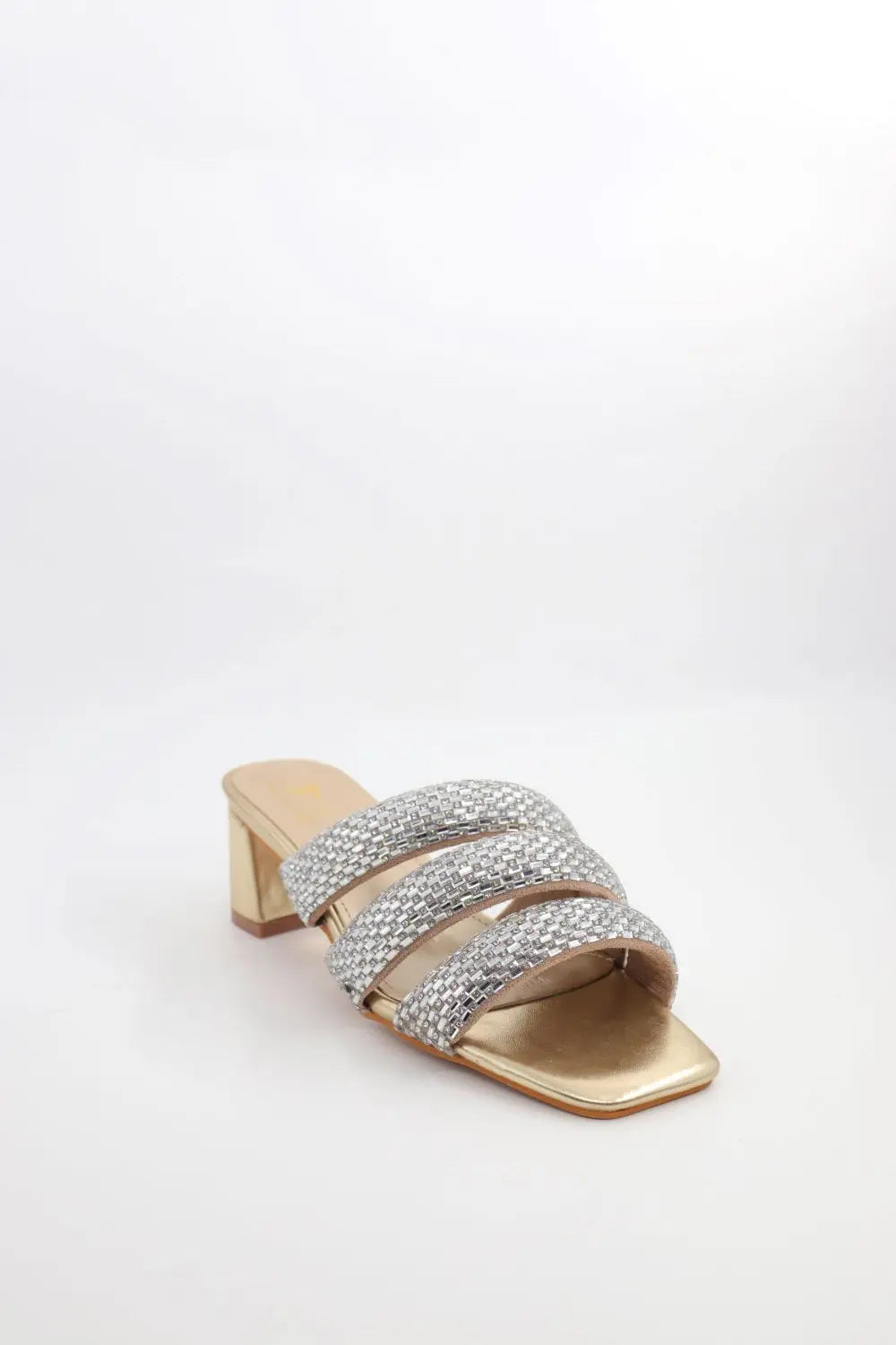 Heel Mule Voile Fashion