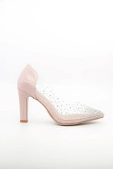 Heel Shoe Voile Fashion