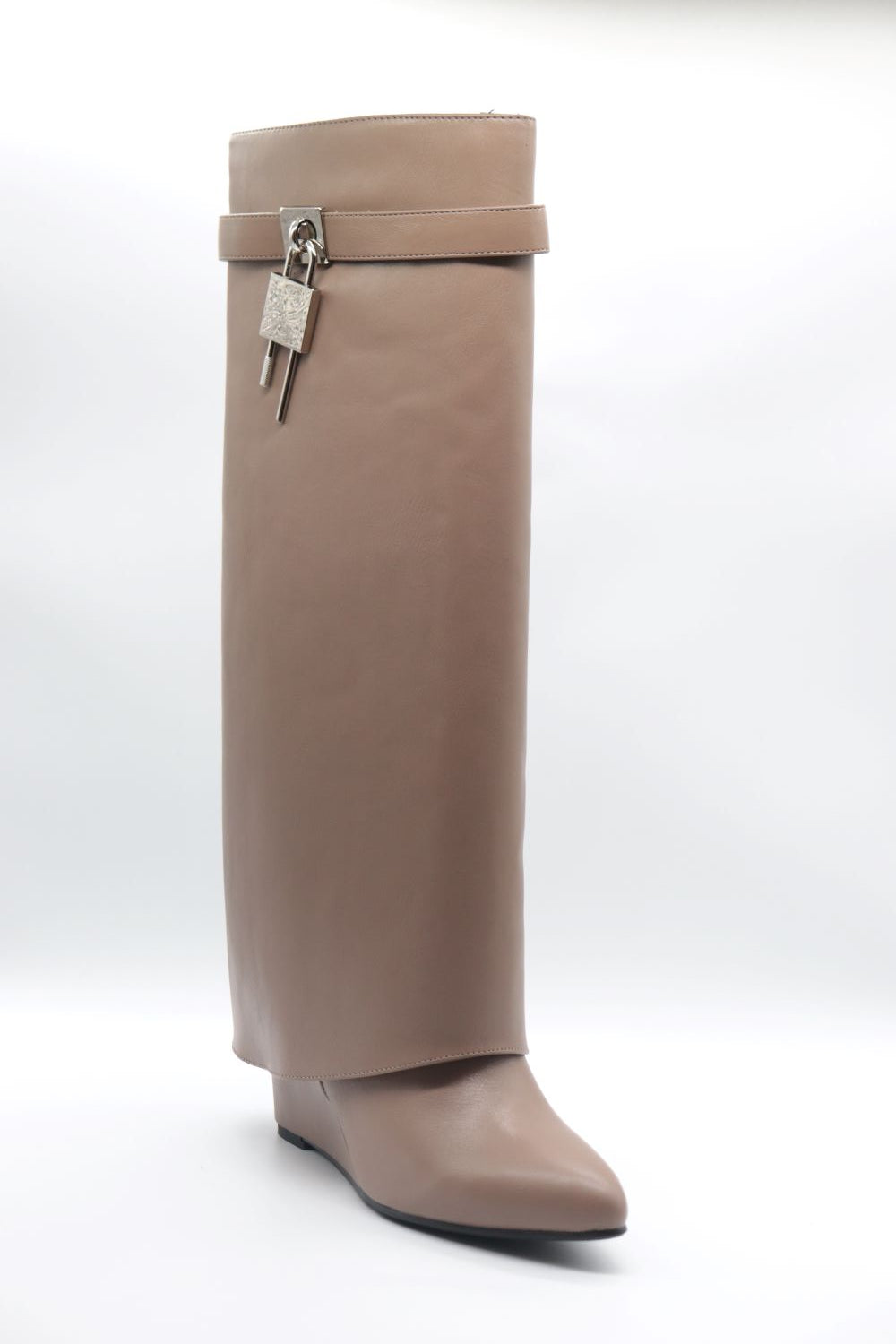 High Wedge Boot Voile Fashion