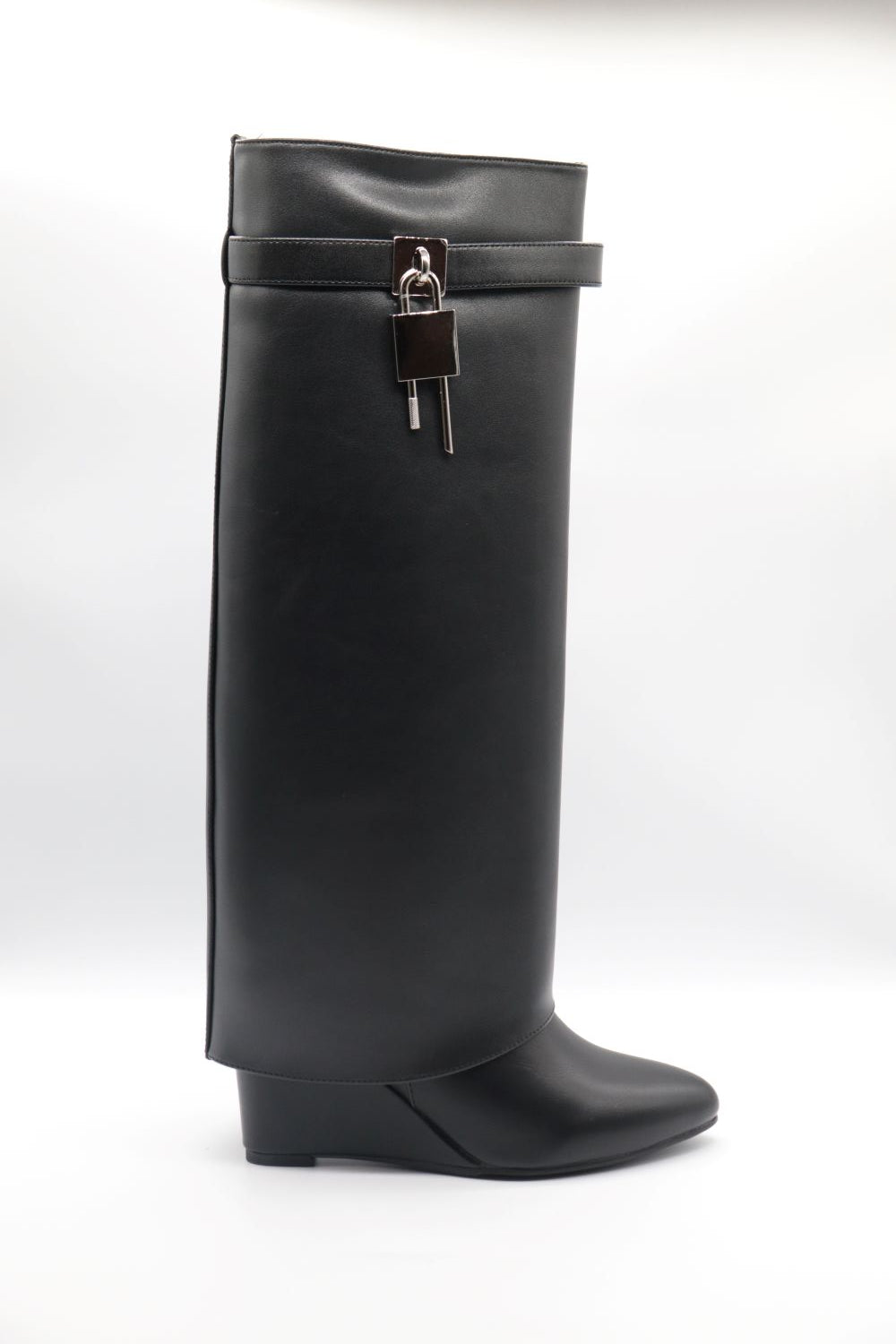 High Wedge Boot Voile Fashion