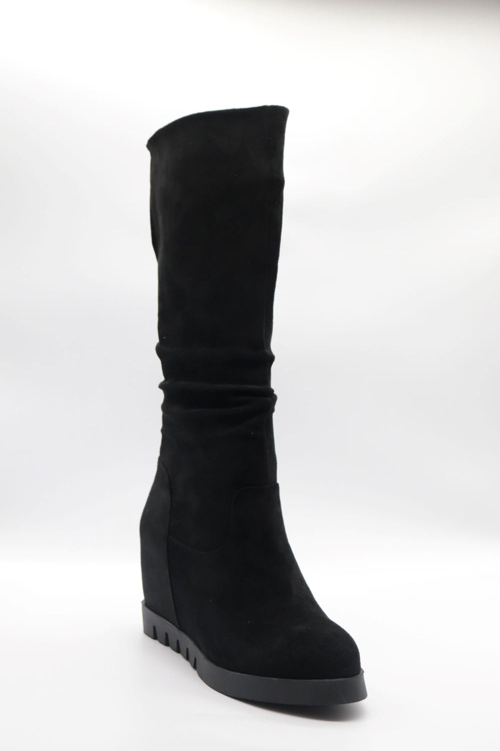 High Wedge Boot Voile Fashion