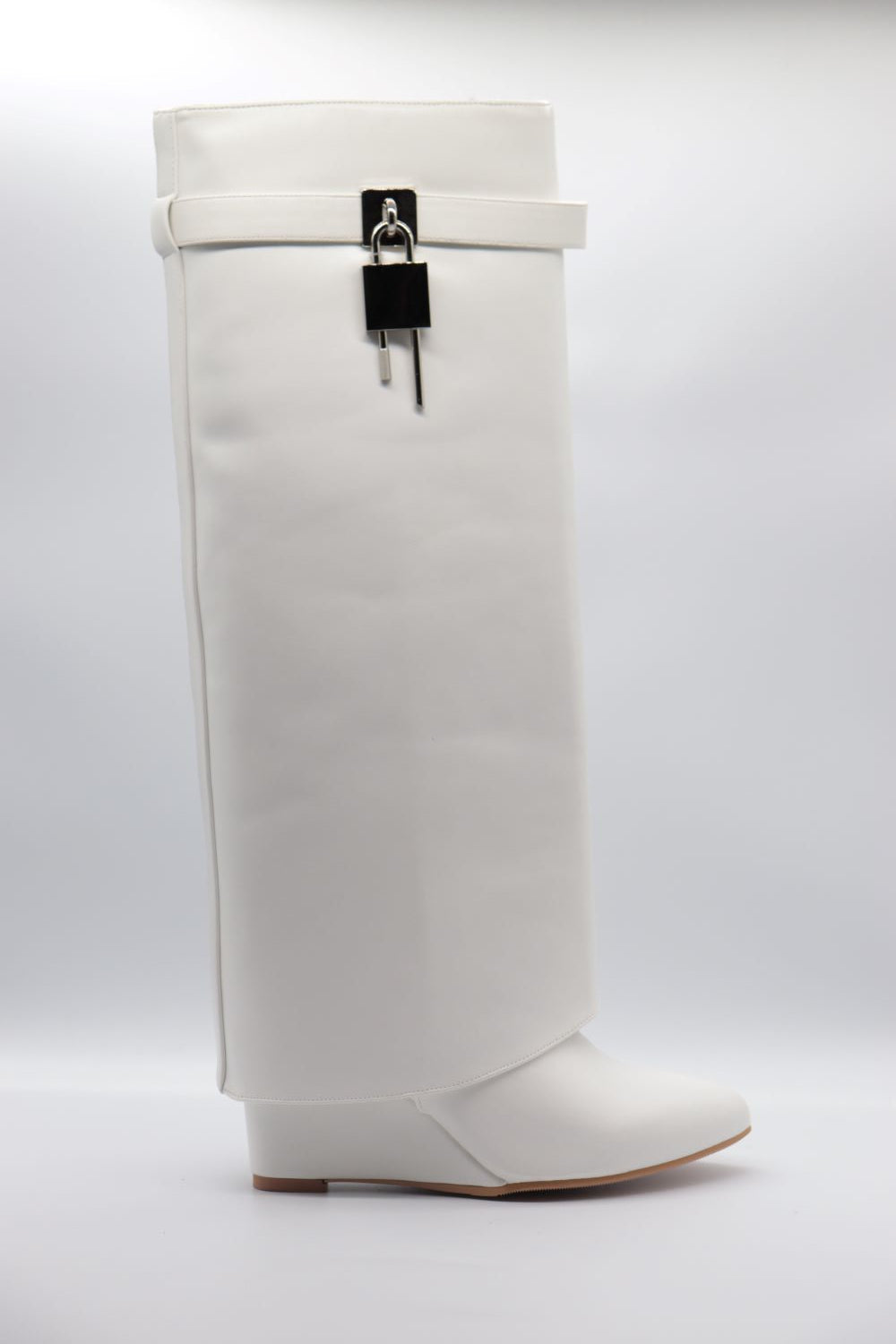 High Wedge Boot Voile Fashion