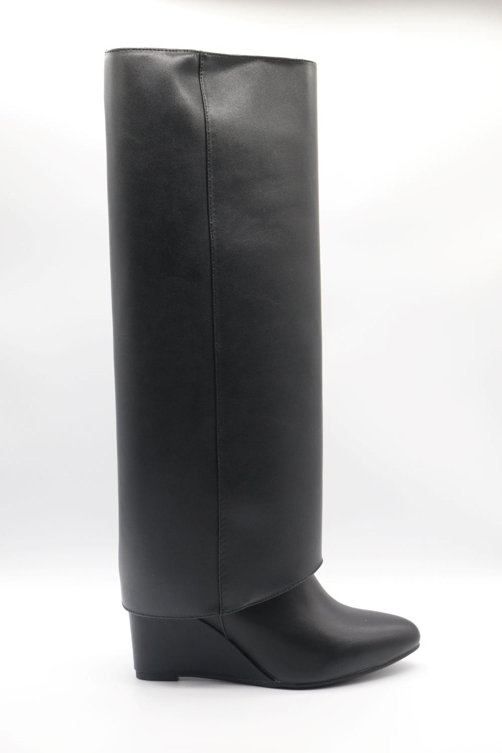 High Wedge Boot Voile Fashion