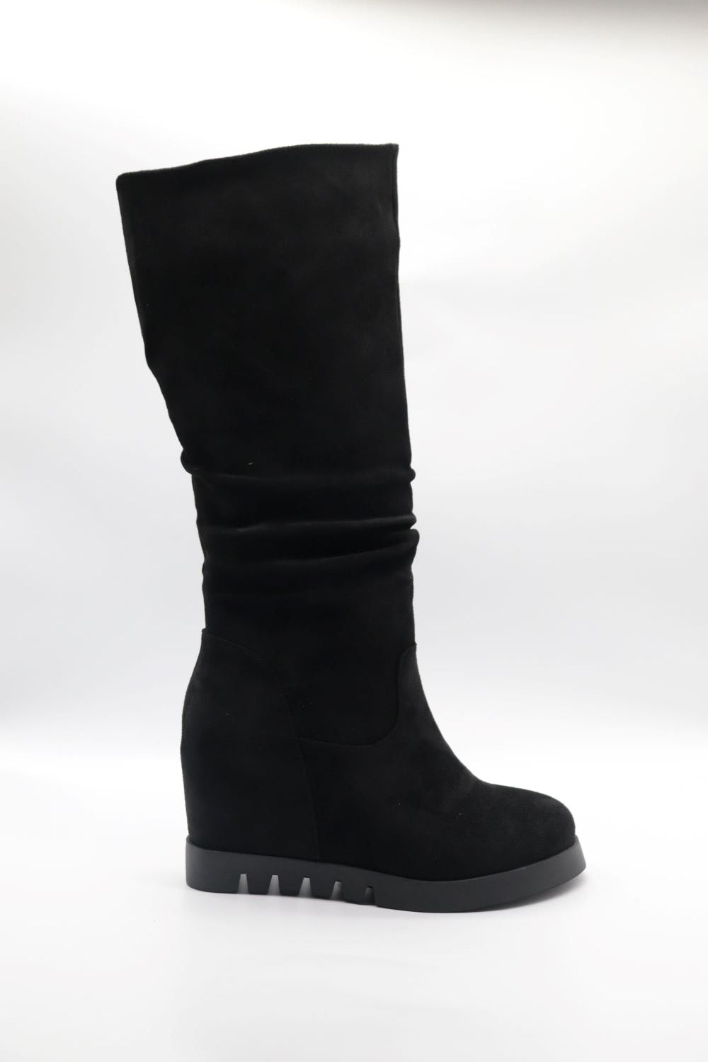 High Wedge Boot Voile Fashion