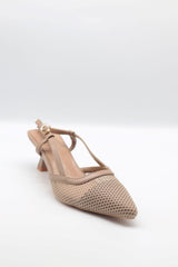 Ankle Strap Kitten Heel -  Hazar