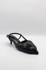 Kitten Heel Mule -  Hazar