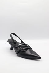 Kitten Heel Mule -  Hazar