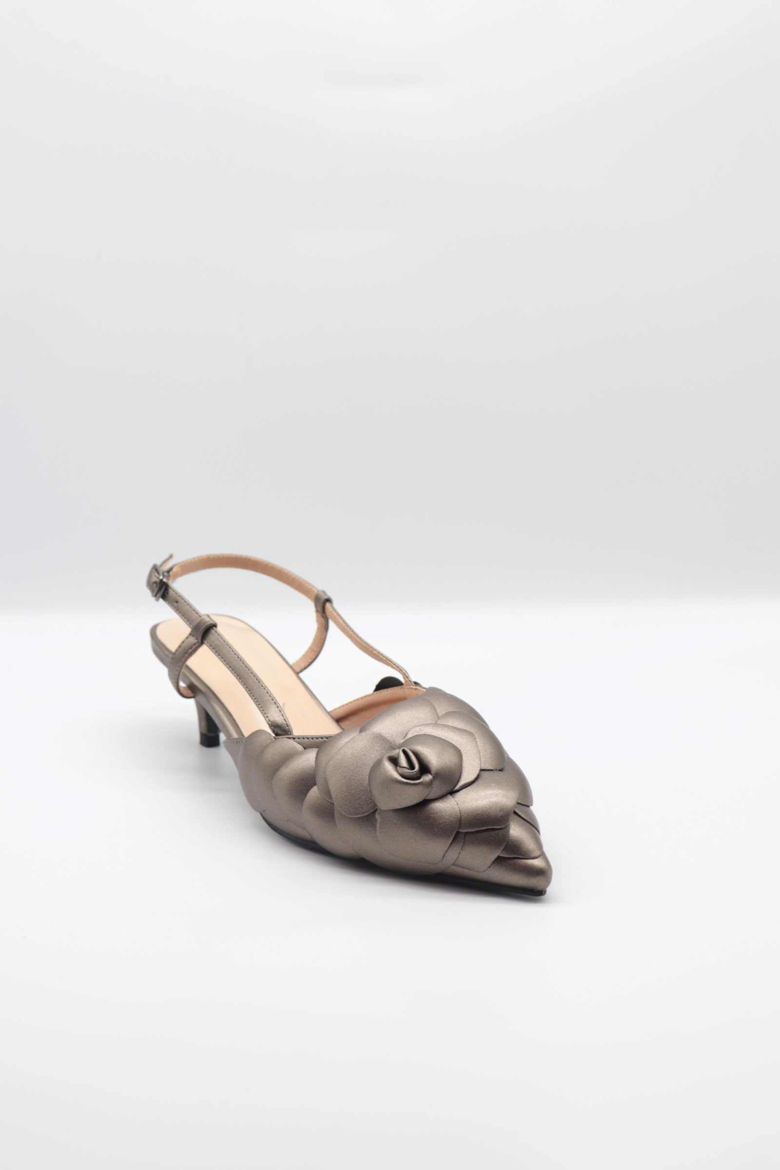 Kitten Heel Mule -  Hazar