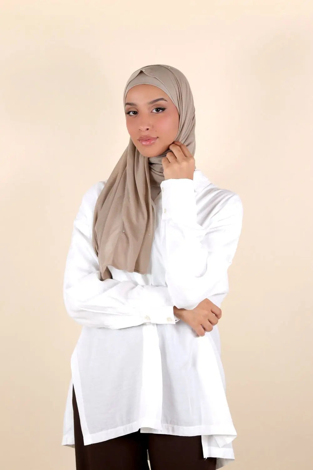 Instant Hijab With Crystal Voile Fashion