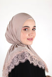 Instant Hijab With Lace Voile Fashion
