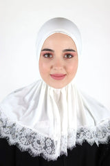 Instant Hijab With Lace Voile Fashion