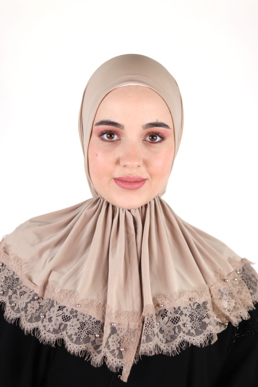 Instant Hijab With Lace Voile Fashion