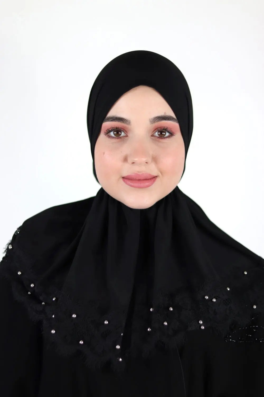 Instant Hijab With Lace Voile Fashion