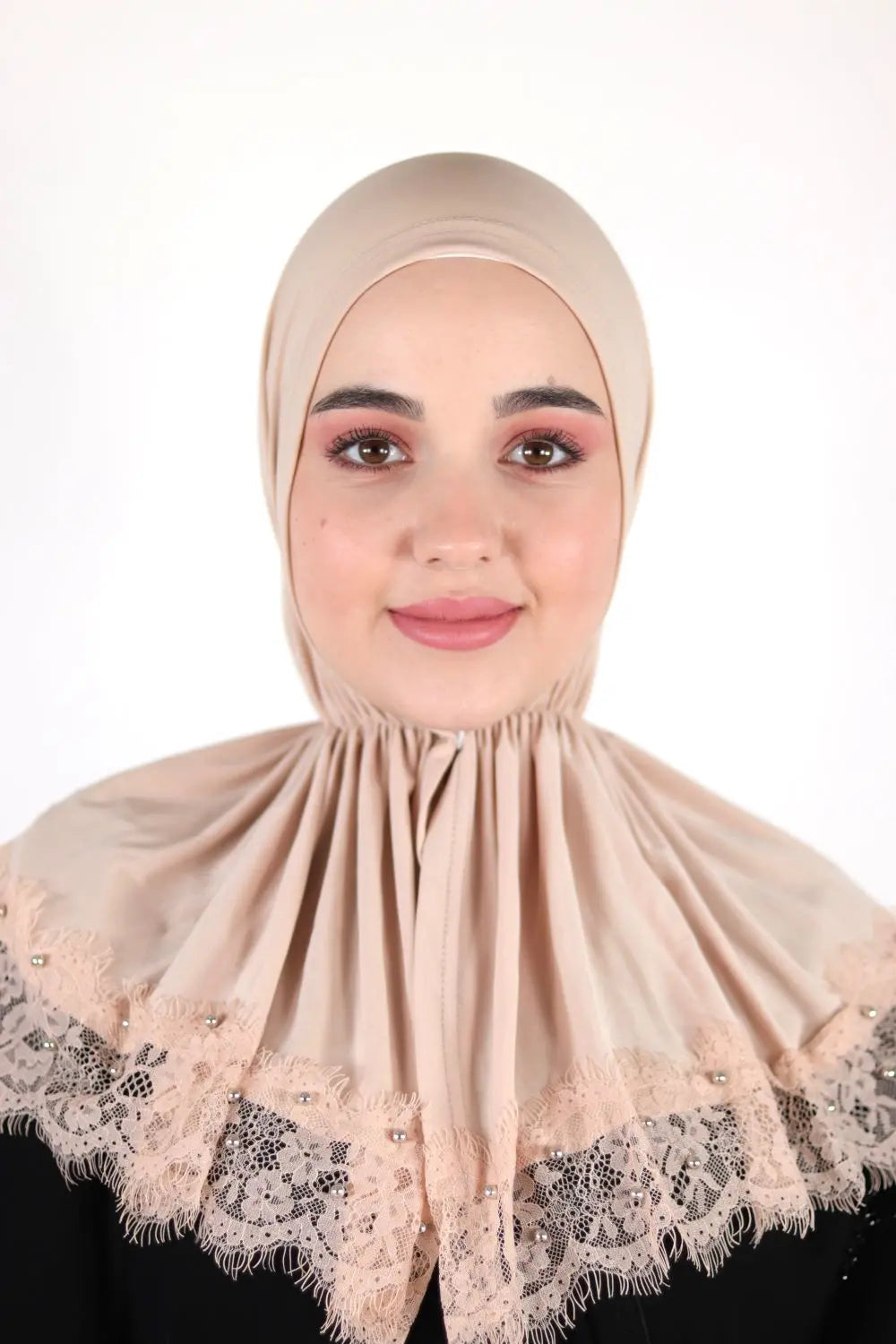 Instant Hijab With Lace Voile Fashion