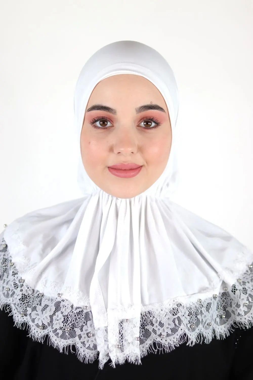 Instant Hijab With Lace Voile Fashion