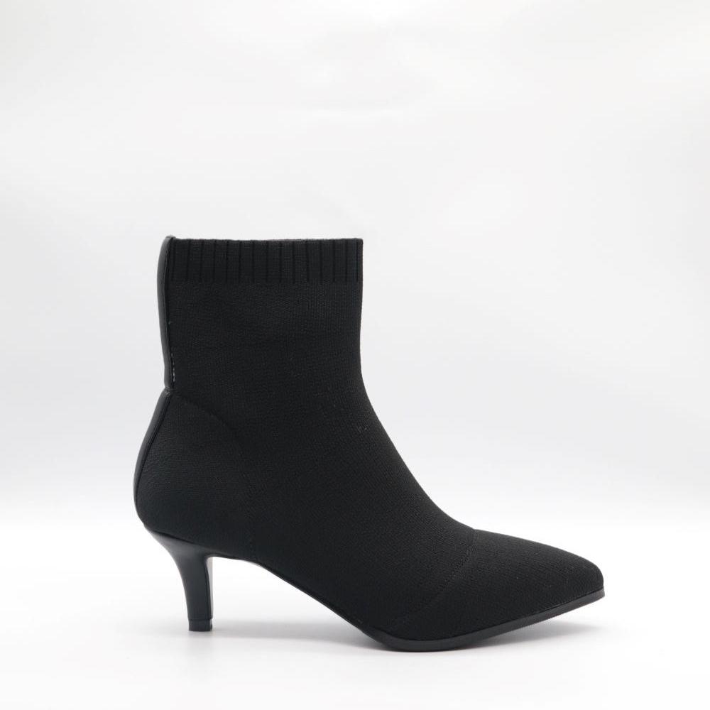 Kitten Heel Boot Voile Fashion