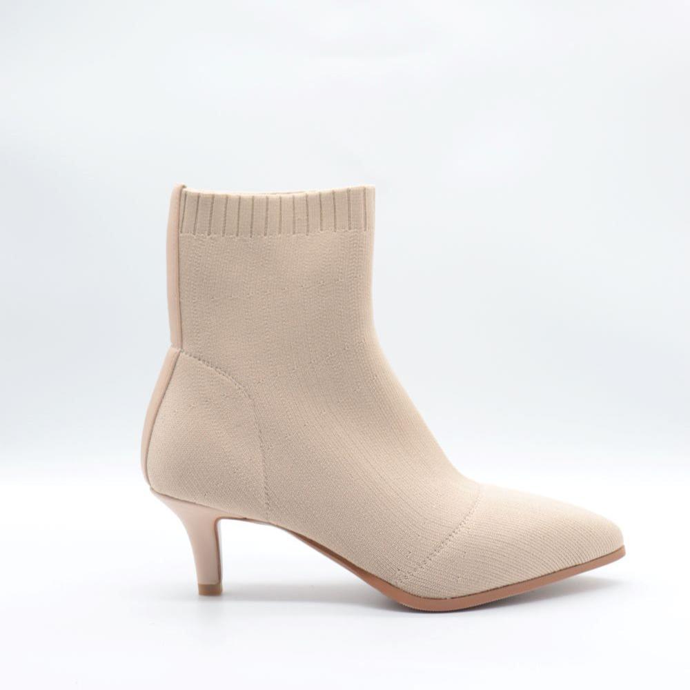 Kitten Heel Boot Voile Fashion