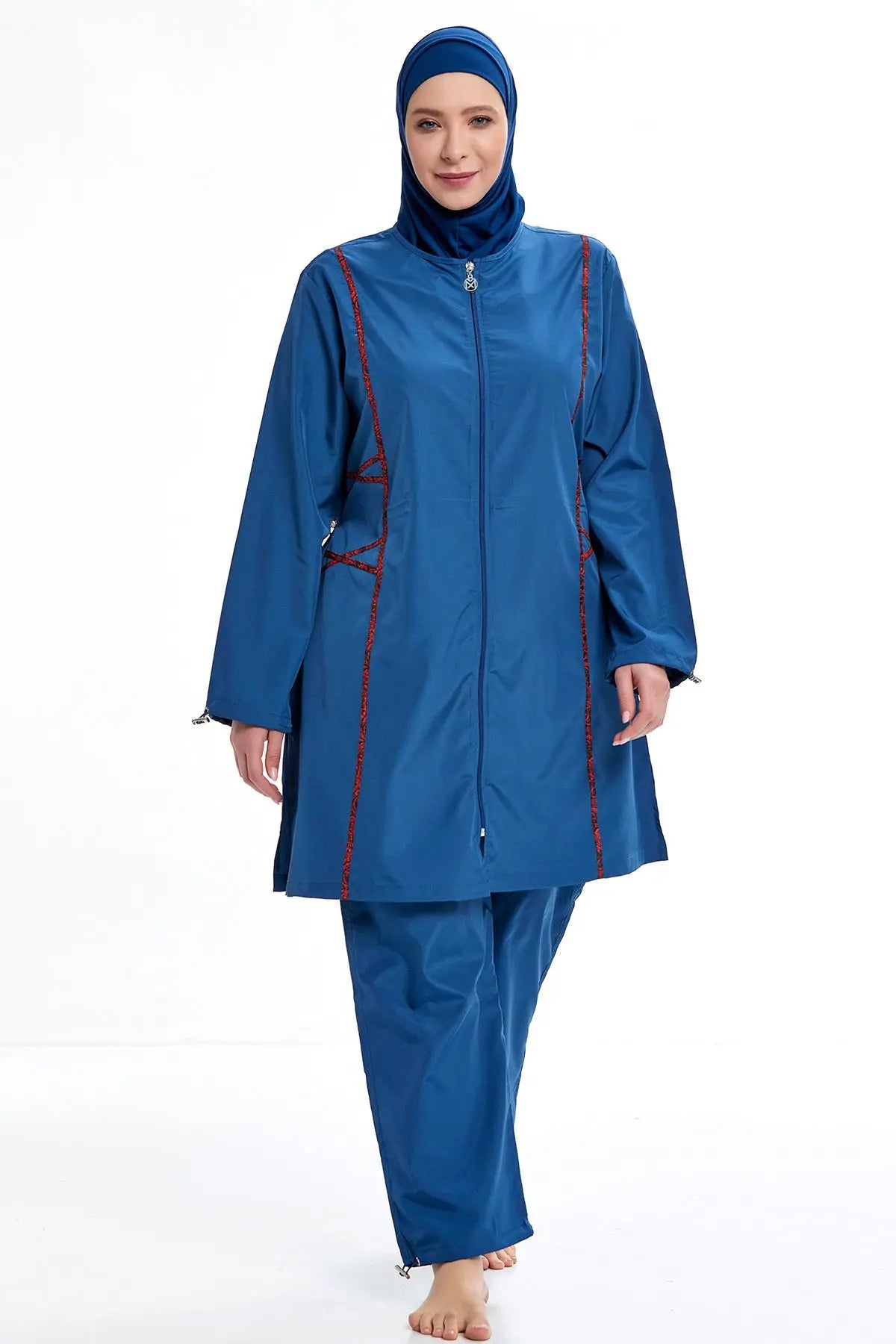 Maresiva Burkini Swimsuit 0592-B Voile Fashion