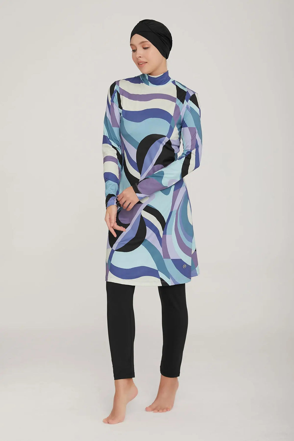 Maresiva Burkini Swimsuit 8001 Voile Fashion