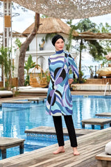 Maresiva Burkini Swimsuit 8001 Voile Fashion