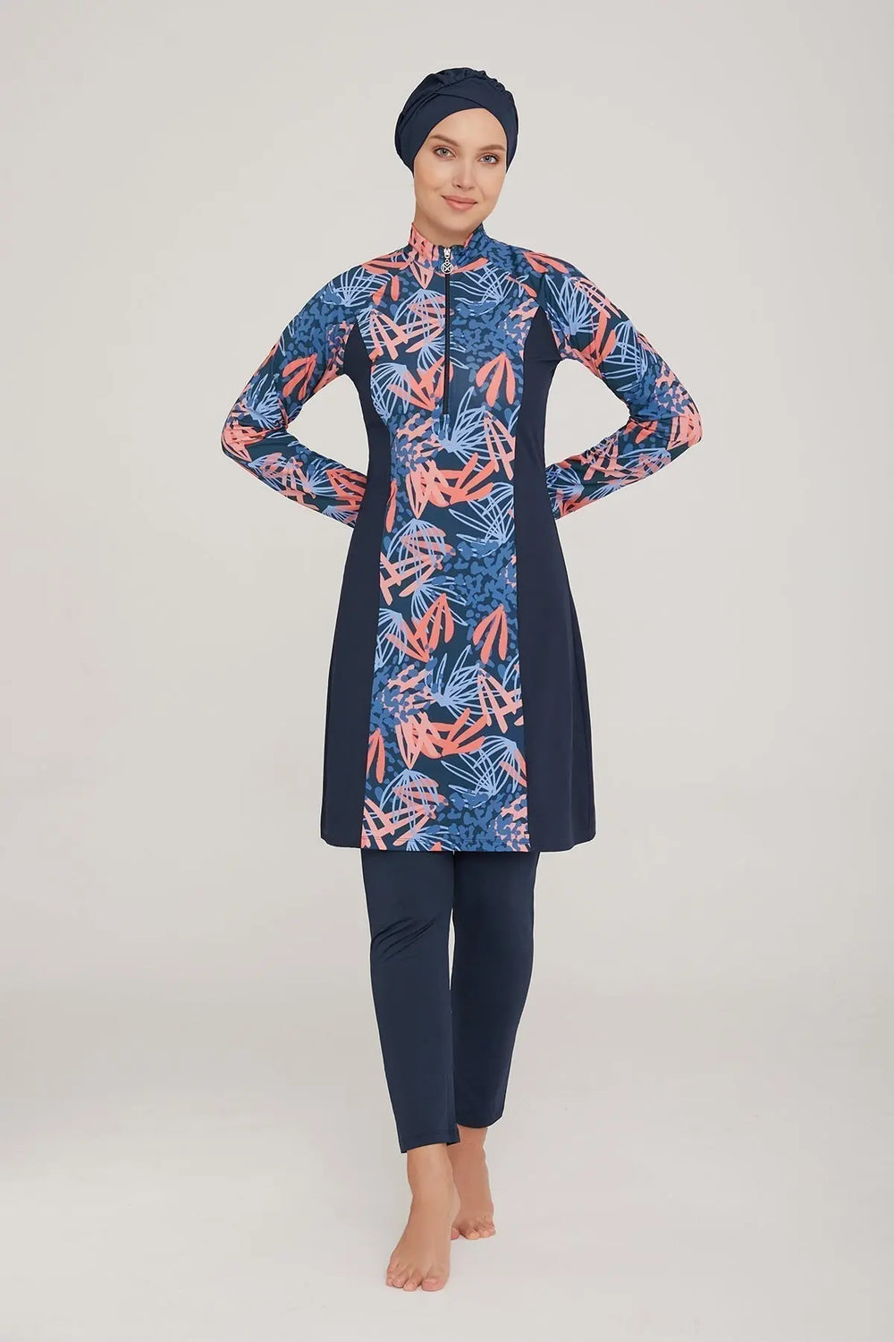 Maresiva Burkini Swimsuit 8011 Voile Fashion