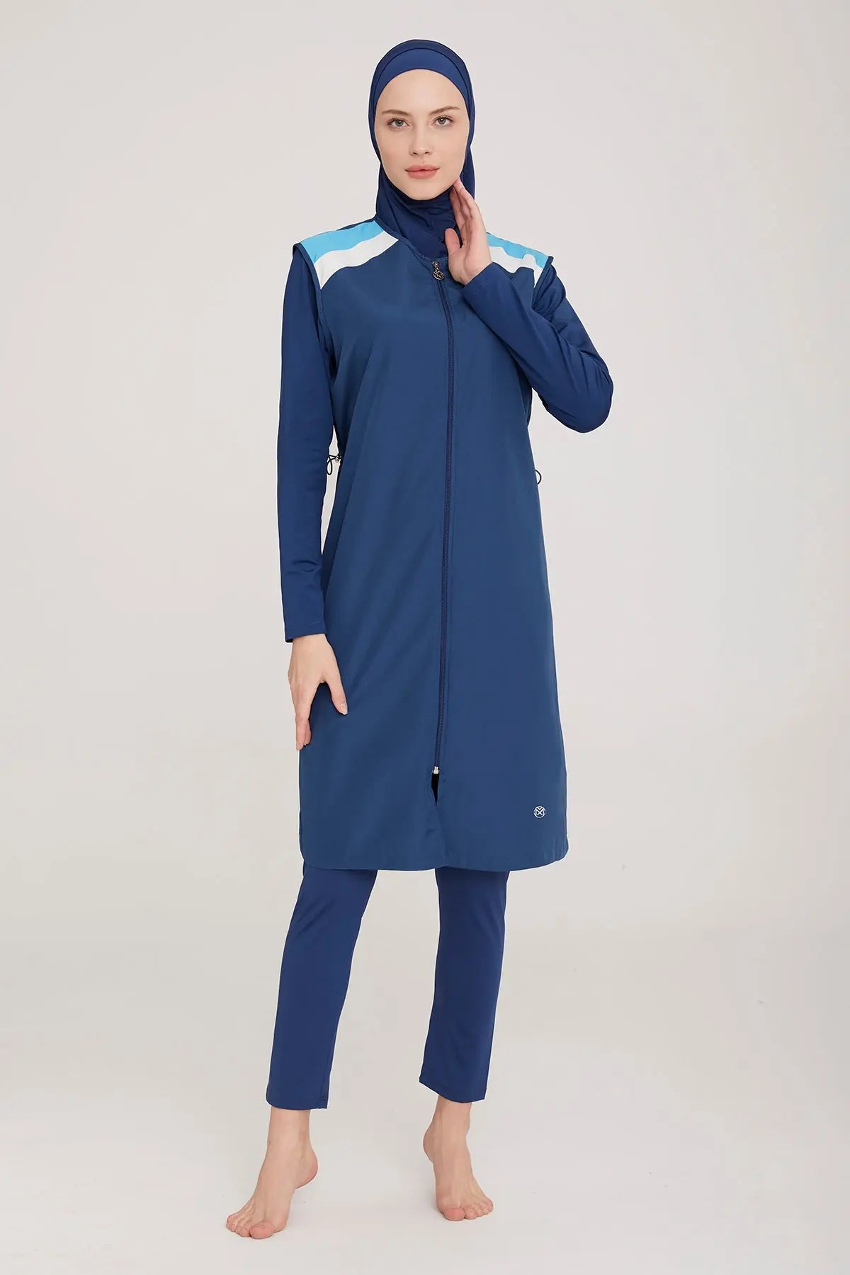 Maresiva Burkini Swimsuit-8052 Voile Fashion