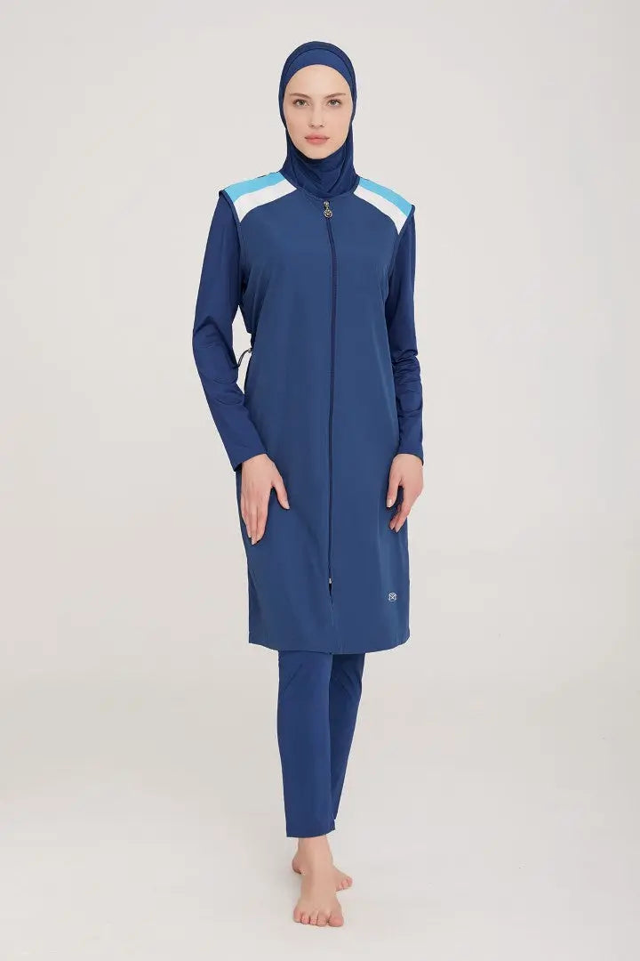 Maresiva Burkini Swimsuit-8052 Voile Fashion