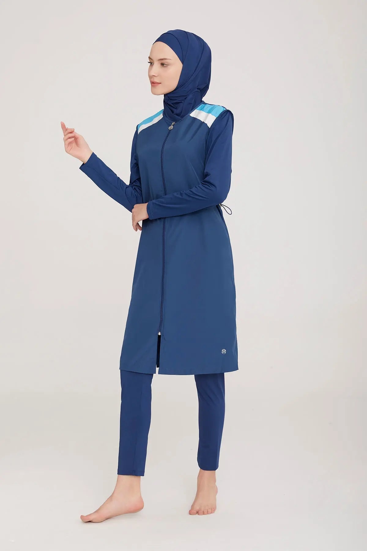 Maresiva Burkini Swimsuit-8052 Voile Fashion