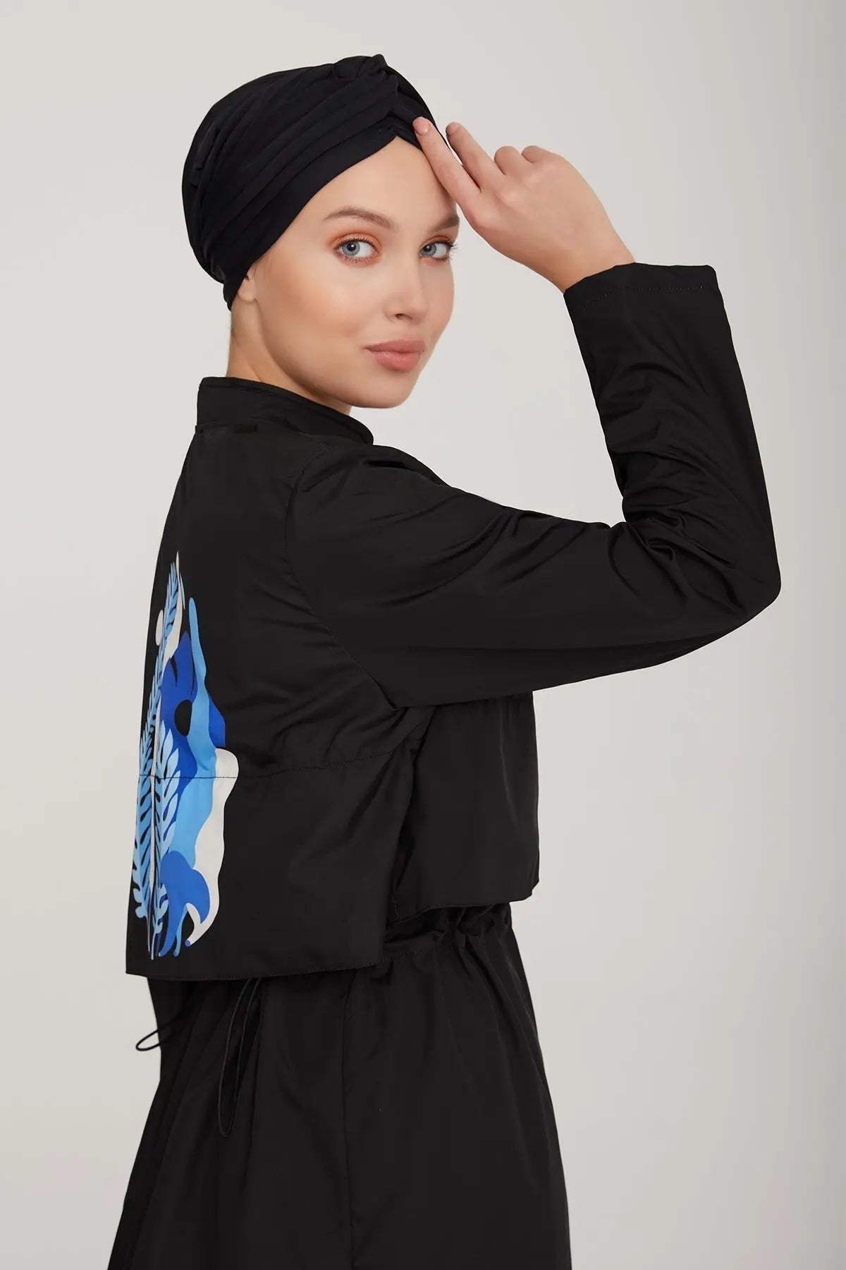 Maresiva Burkini Swimsuit-8078 Voile Fashion