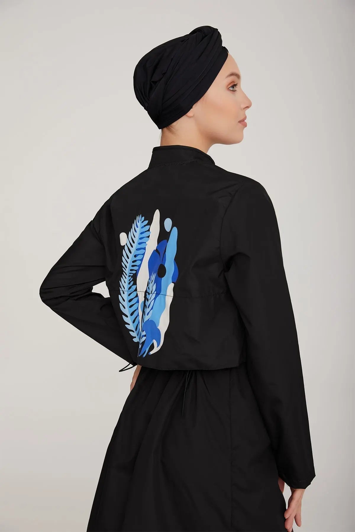 Maresiva Burkini Swimsuit-8078 Voile Fashion