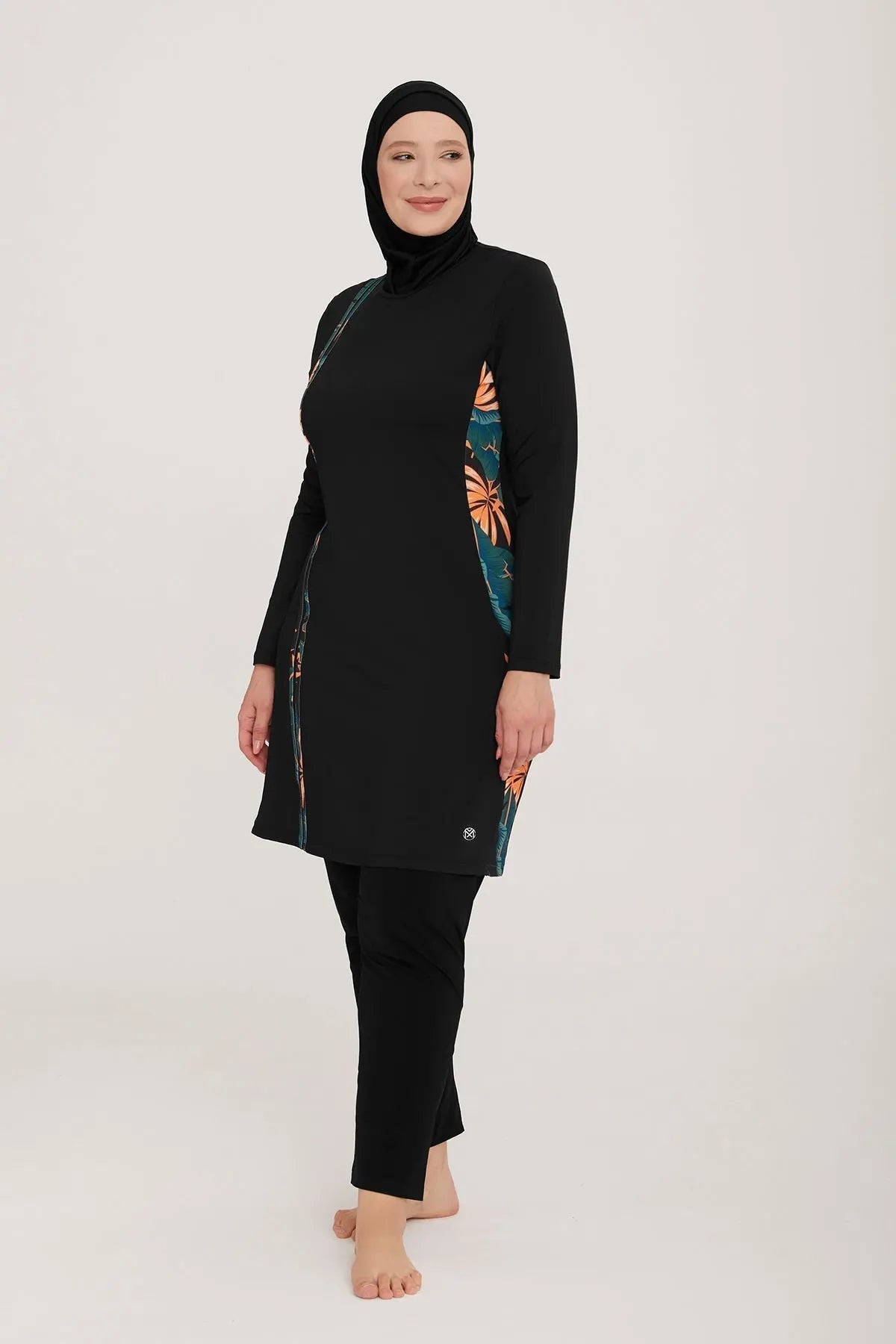 Maresiva Burkini Swimsuit-8109-B Voile Fashion