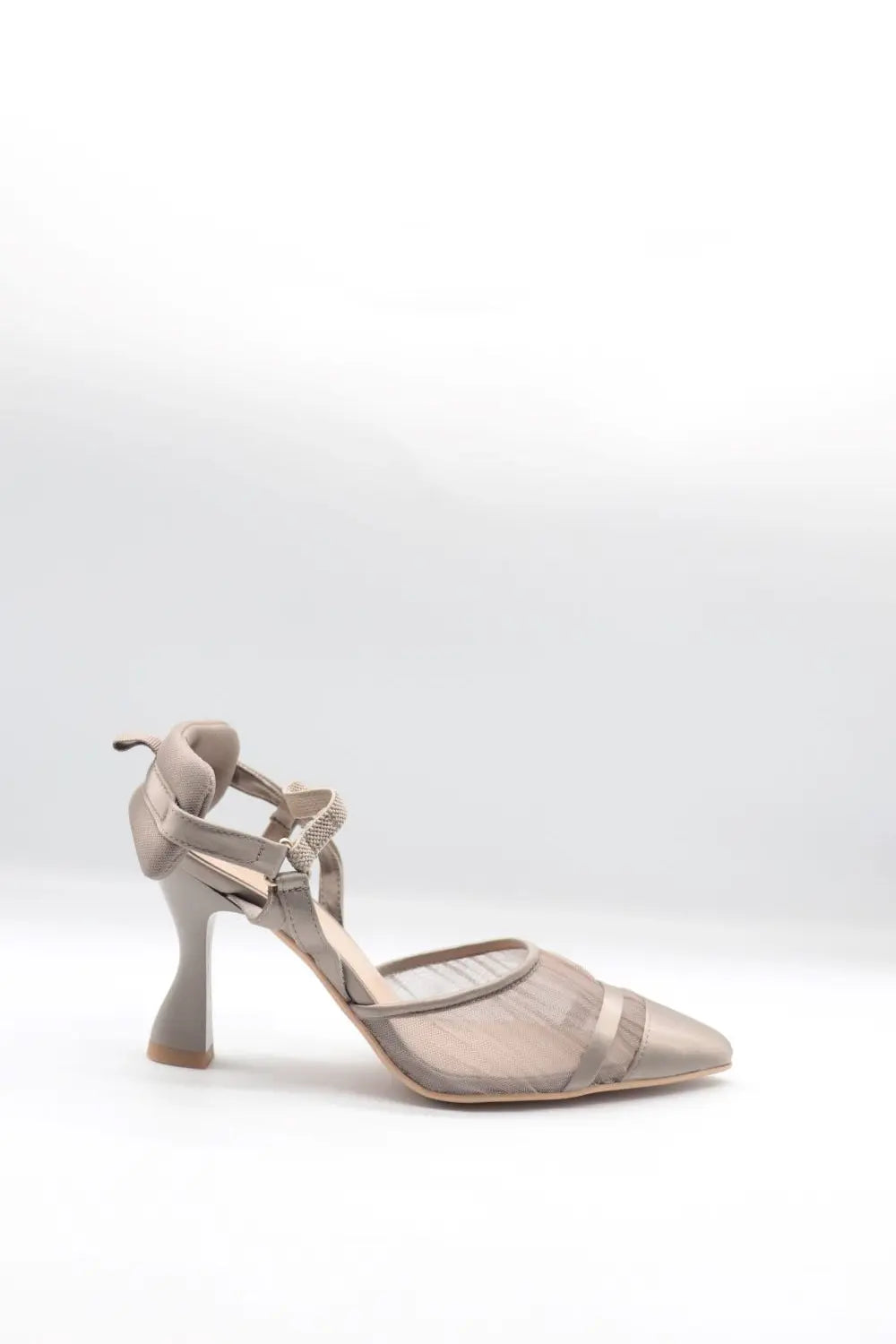 Med Heel Shoe Voile Fashion