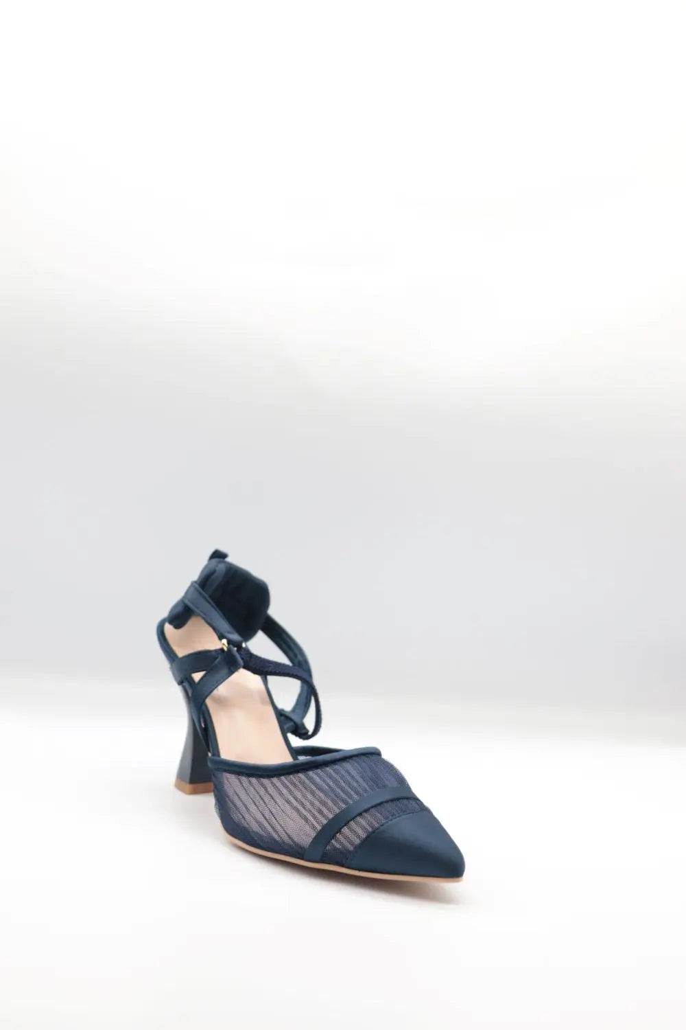 Med Heel Shoe Voile Fashion