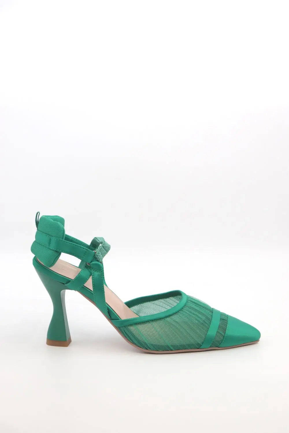 Med Heel Shoe Voile Fashion