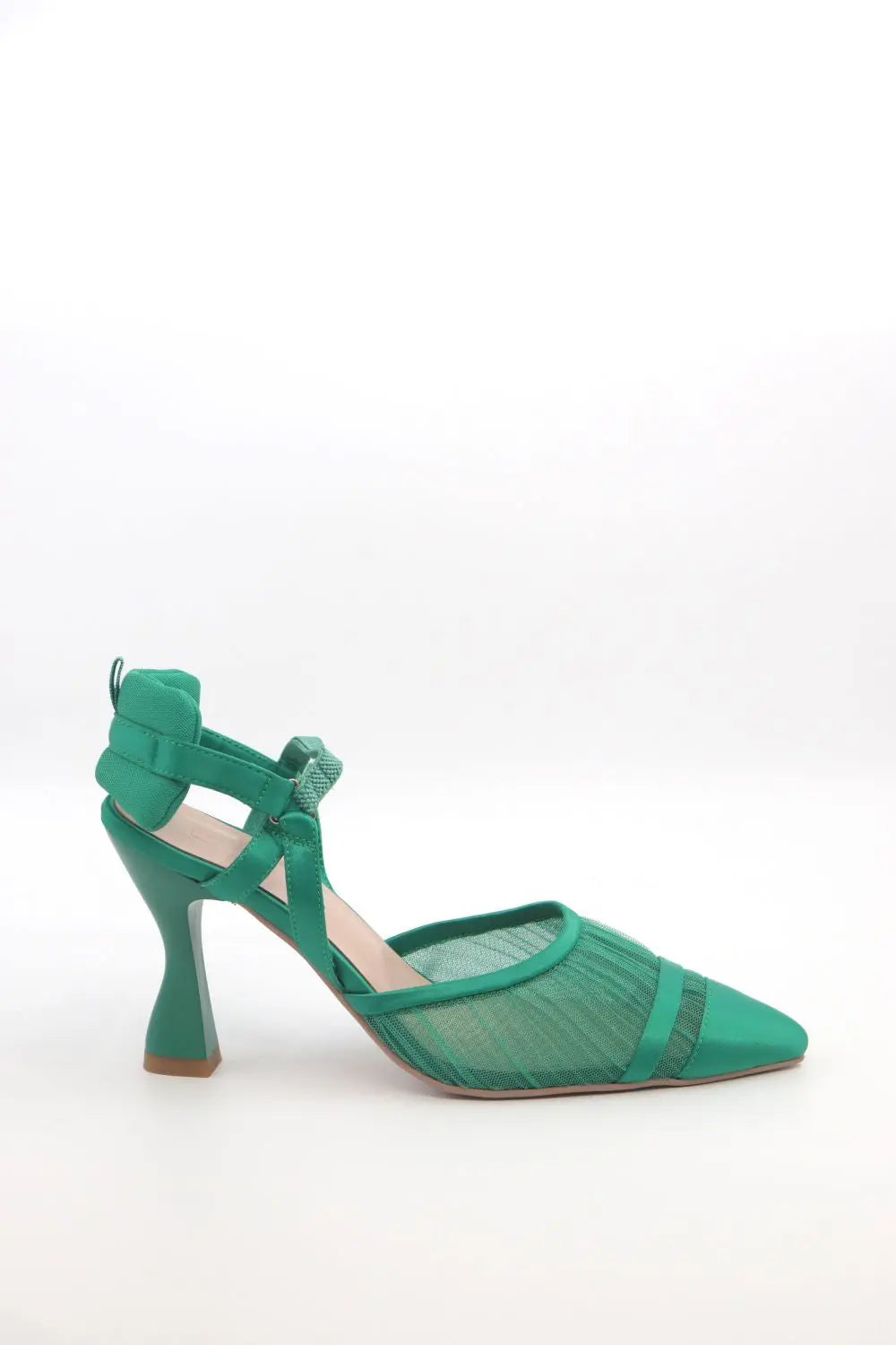 Med Heel Shoe Voile Fashion