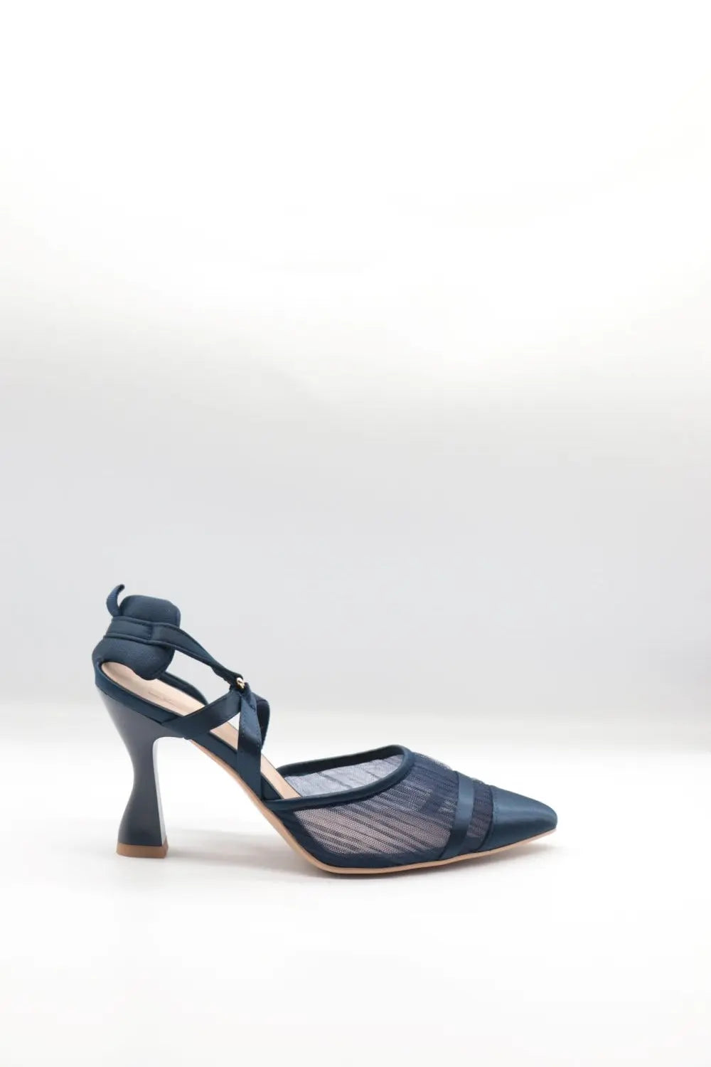Med Heel Shoe Voile Fashion