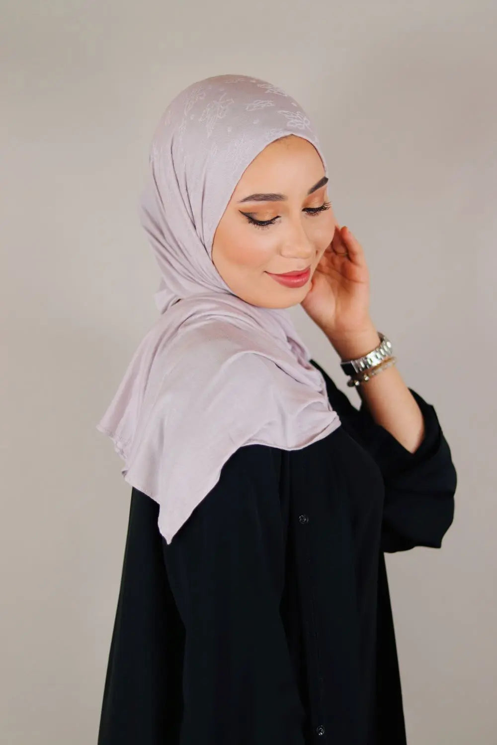 Patterned Cotton Hijab Voile Fashion