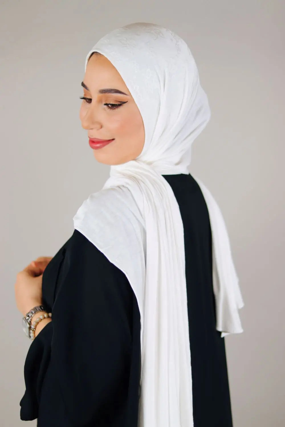 Patterned Cotton Hijab Voile Fashion