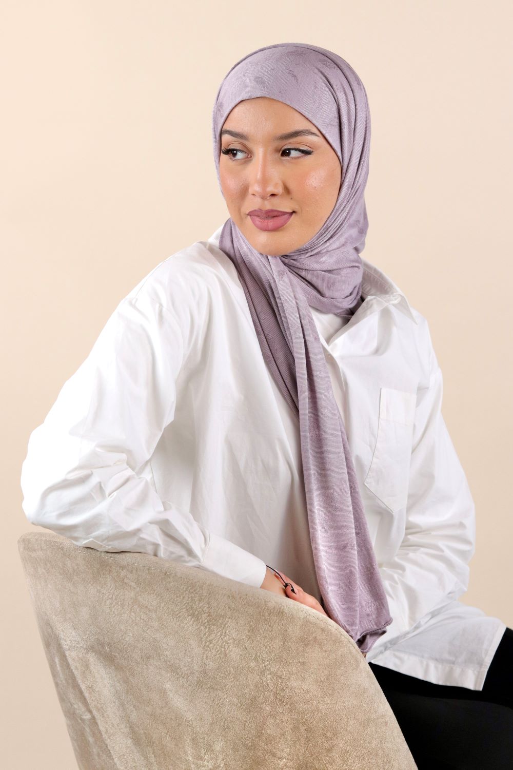 Patterned Cotton Instant Hijab Voile Fashion