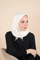 Patterned Cotton Instant Hijab Voile Fashion