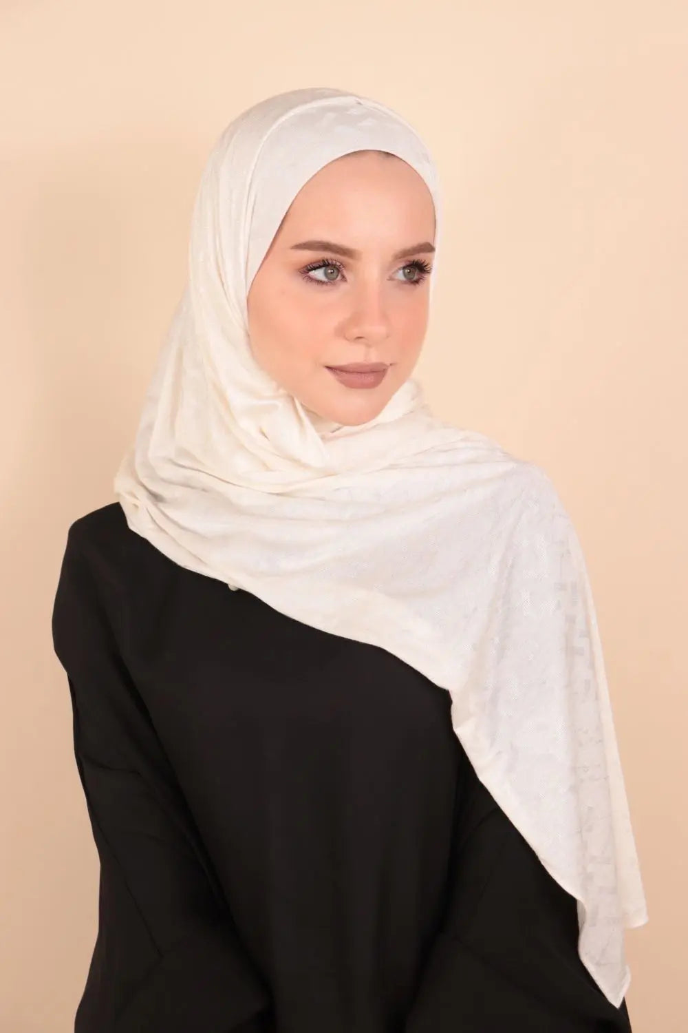 Patterned Cotton Instant Hijab Voile Fashion