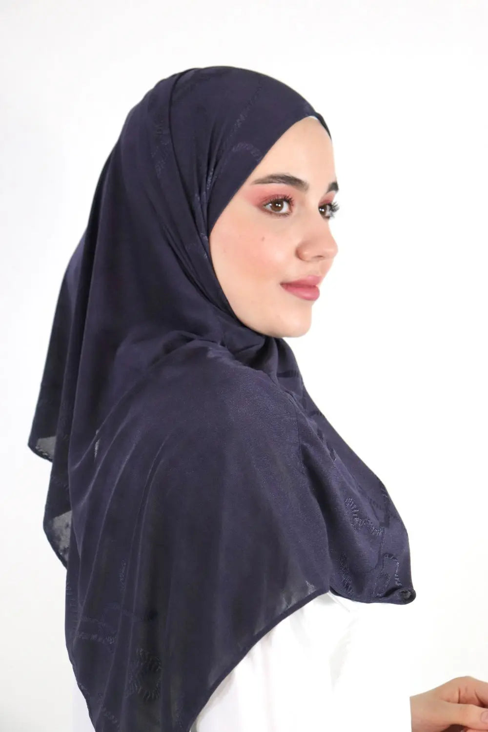 Patterned  Instant Hijab Voile Fashion