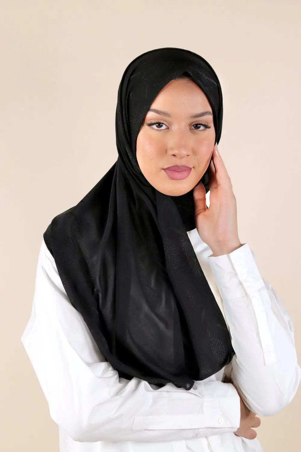 Patterned  Instant Hijab Voile Fashion