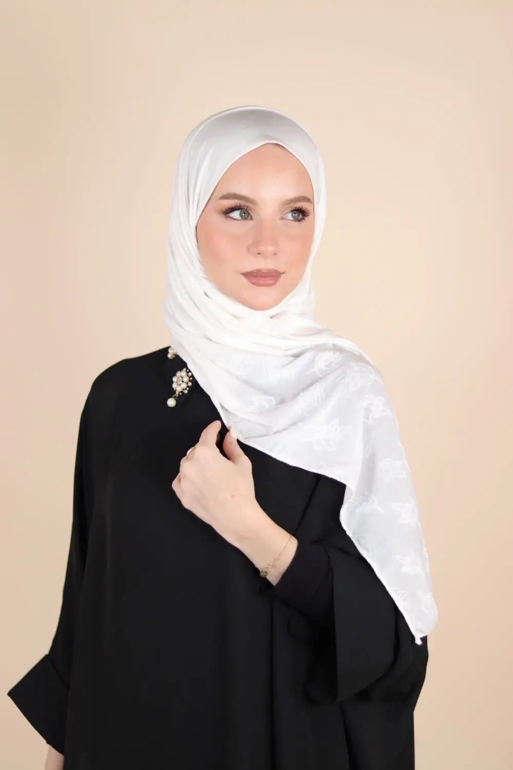 Patterned  Instant Hijab Voile Fashion