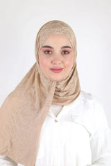 Patterned  Instant Hijab Voile Fashion