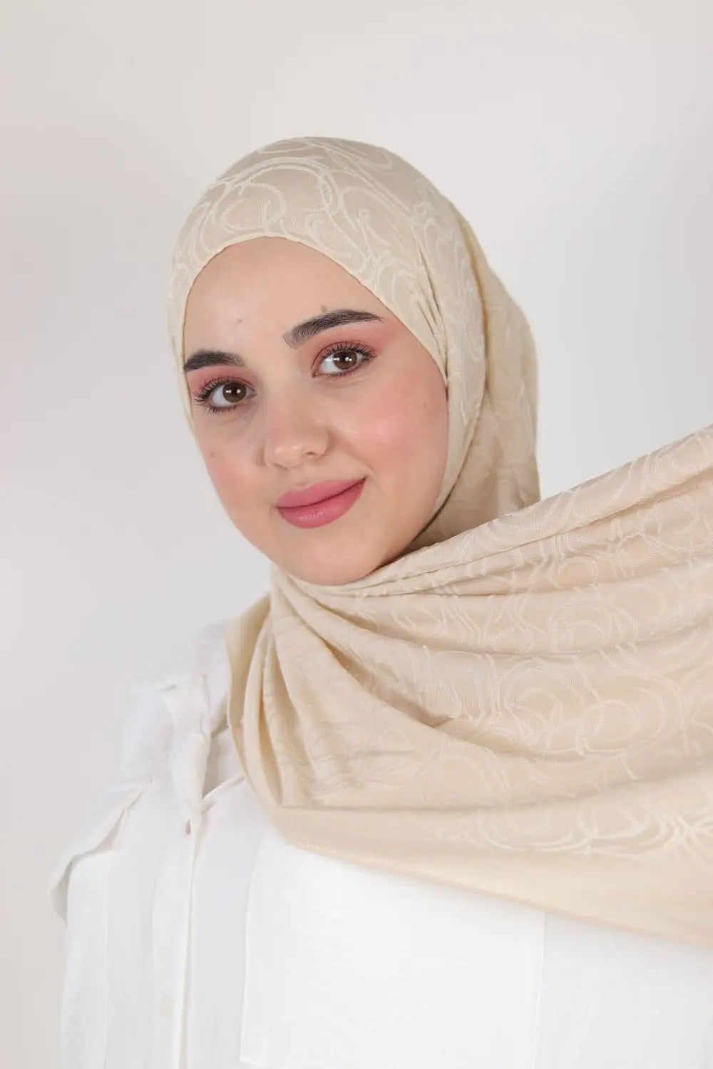 Patterned  Instant Hijab Voile Fashion