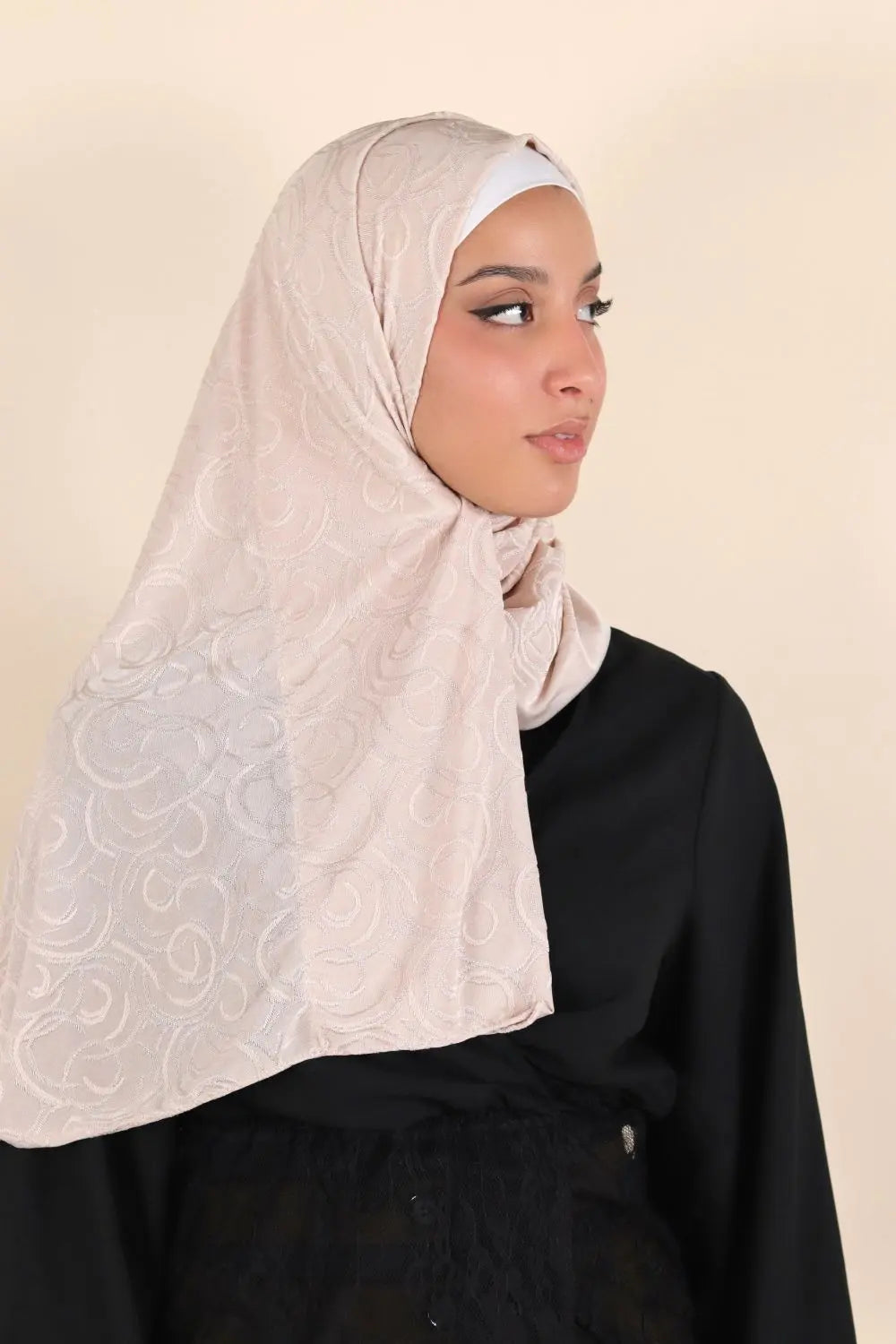 Patterned  Instant Hijab Voile Fashion