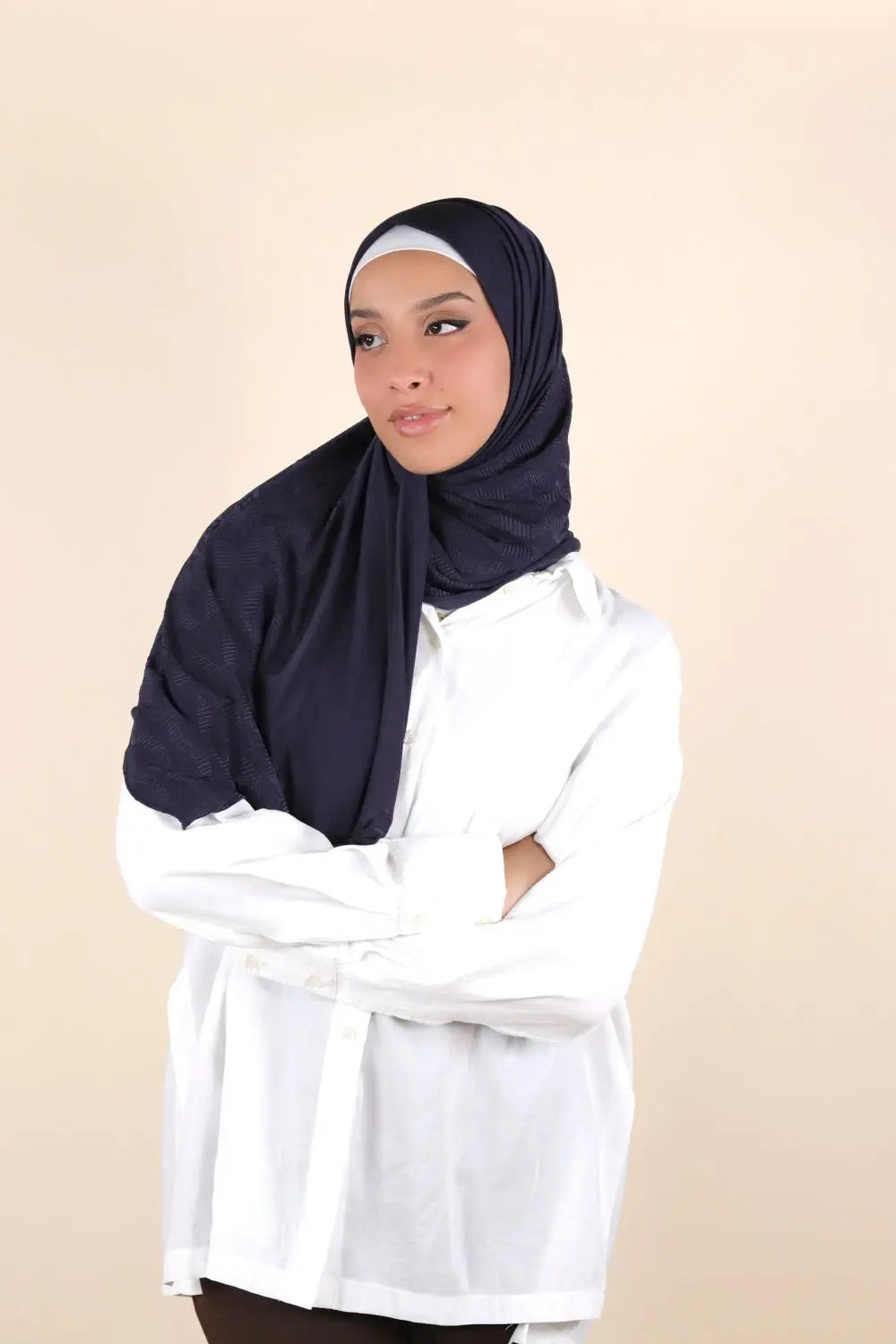 Patterned  Instant Hijab Voile Fashion